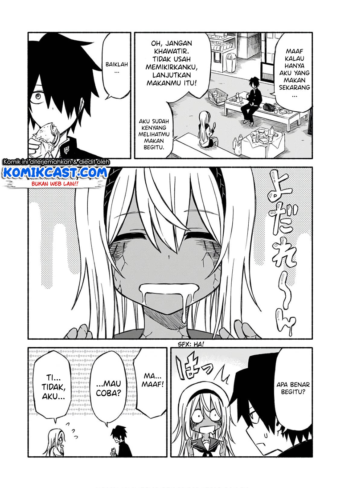 Zombi Shoujo no Fujimi-san Chapter 03 Gambar 5