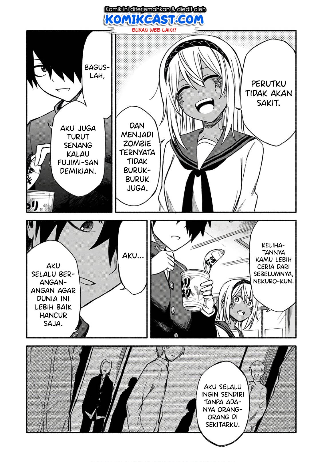 Zombi Shoujo no Fujimi-san Chapter 03 Gambar 17