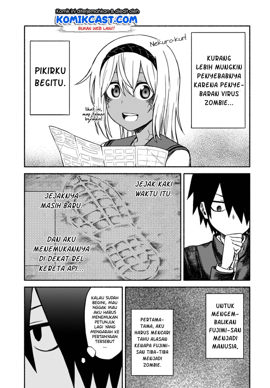 Zombi Shoujo no Fujimi-san Chapter 05 Gambar 4