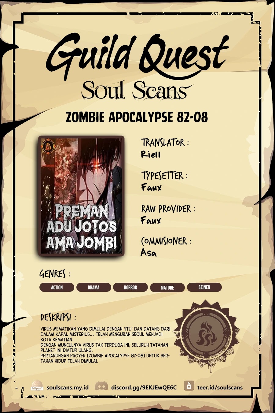 Zombie Apocalypse 82-08 Chapter 23 Gambar 1