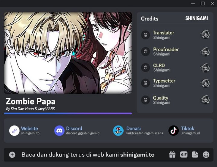 Zombie Papa Chapter 03 Gambar 1